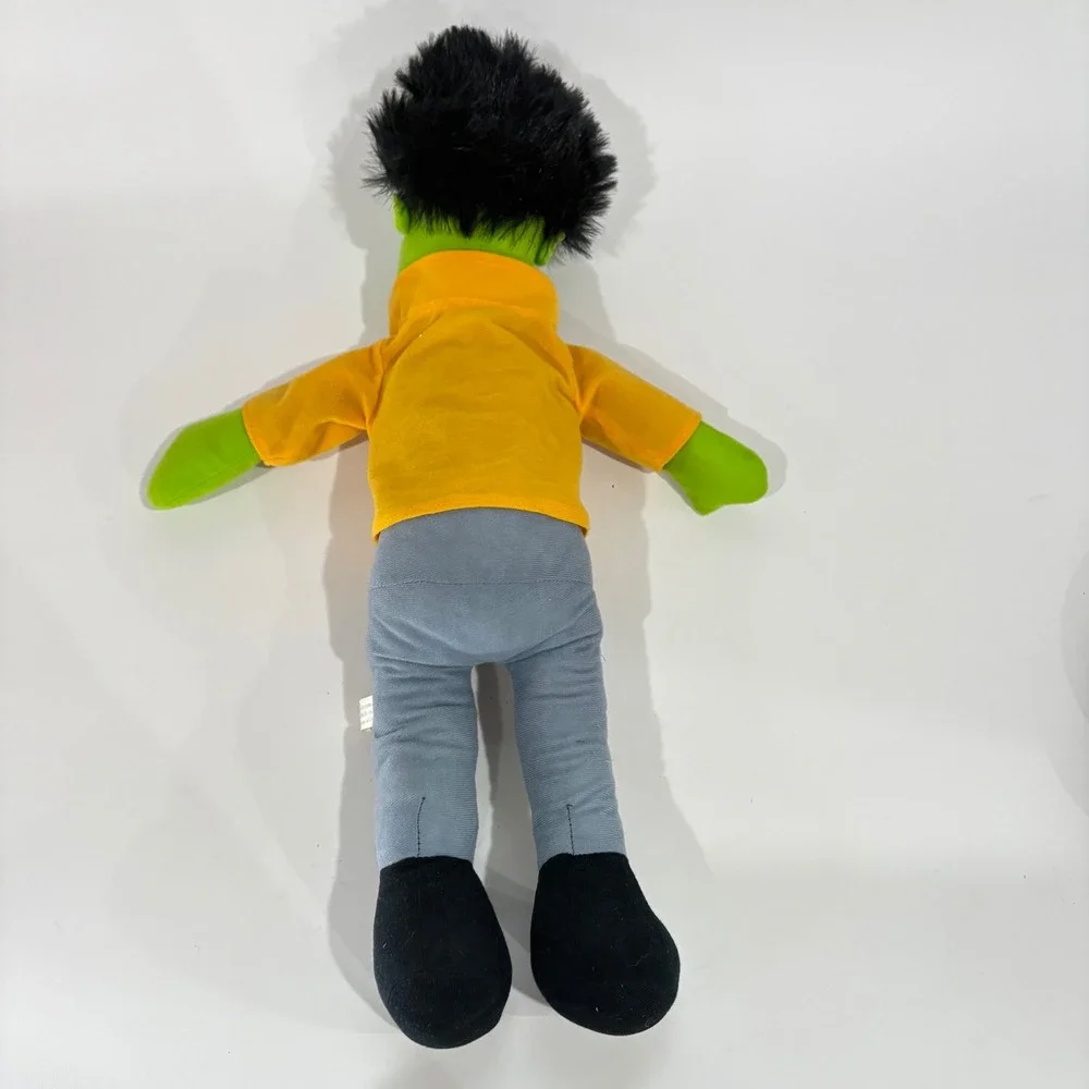 Vintage Pachinko Palace Frankenstein Plush Doll Green Monster Yellow Jacket 18